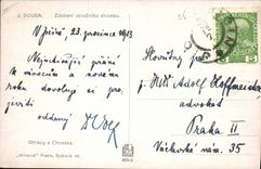 CPA Fantaisie Illustrateur Douba Zdobeni vanocniho Stromku Obrzy s Chodska Femme Minerva 