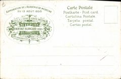 El pecado de Historia del ilustrador de Fantaisie de la POSTAL de la VENDIMIA palavered Bertaut Blanchard Pilules con el yoduro