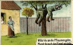 CPA Fantaisie Illustrateur Soldats Militaria