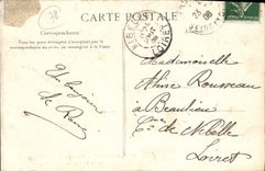 VINTAGE POSTCARD Versailles Hameau of Small Trianon Carries farm