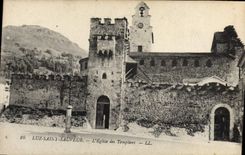 CPA Luz Saint Sauveur L'Eglise des Templiers