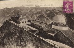 VINTAGE POSTCARD Peak of the South the observatory