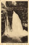 VINTAGE POSTCARD the Jump of Doubs seen of in top