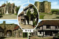 MODERN CARD Rye St Mary' S church Ypres tower The Land spoils St Anthony