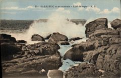 VINTAGE POSTCARD St Brieuc and its Surroundings Effect Vagueness