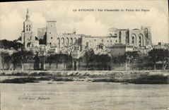 Cuadro total de Avignon de la POSTAL de la VENDIMIA del paladar de los papas
