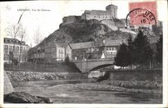 Vista pesada de la POSTAL de la VENDIMIA del castillo