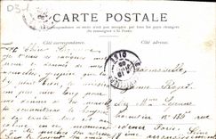 Vista pesada de la POSTAL de la VENDIMIA del castillo