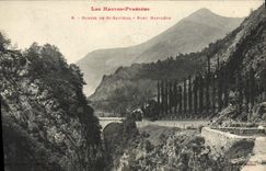 CPA Gorge De St Sauveur Pont Napoleon