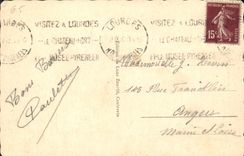 VINTAGE POSTCARD Route of Pierrefitte has Cauterets the Snail