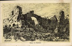 POSTAL de la VENDIMIA en las ruinas