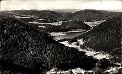 MODERN CARD the High Vosges Surroundings of Gerardmer the valley of the lakes Retournemer Longemer