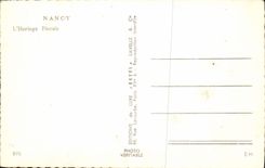 CPM Nancy L'Horloge Florale