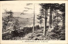 VINTAGE POSTCARD Mount co. Odile the pagan wall