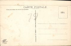 VINTAGE POSTCARD Mount co. Odile the pagan wall