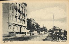 CPA Pau Boulevard Des Pyrenees