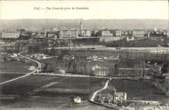 POSTAL Pau View Taken De Guindalos de la VENDIMIA