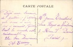 VINTAGE POSTCARD Enghien Les Bains Regattas on the lake Boats
