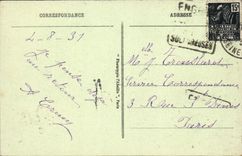 VINTAGE POSTCARD Enghien Les Bains the Lake Of the Mathilde Princess