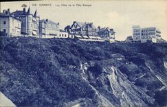 VINTAGE POSTCARD Biarritz Villas Of the Dimension Basque