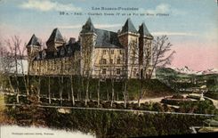 CPA Pau Chateau Henri IV Et Le Pic du Midi d'Ossau