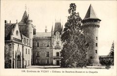 CPA Vichy Chateau De Bourbon Busset Et La Chapelle