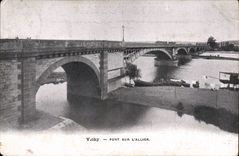 VINTAGE POSTCARD Vichy Bridge On Allier