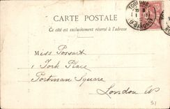 VINTAGE POSTCARD Toulouse Court Of the Hotel De Lasbordes