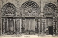 CPA Cathedrale de Chartres Portail Royal