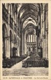 CPA Cathedrale De Chartres La Nef Et Le Choeur