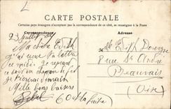 VINTAGE POSTCARD Laffitte Houses the Northern Castle Frontage