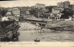 CPA Biarritz Les Bains Du Port Vieux