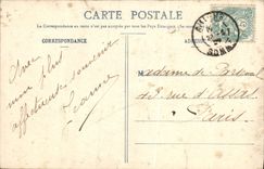 VINTAGE POSTCARD Amiens Cathedrale has Flight Doiseau