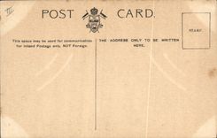 VINTAGE POSTCARD Bateau Jack Ashore Laying has field gun