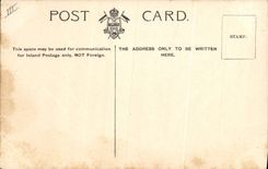 VINTAGE POSTCARD Boat HMS Victory Aft deck General view