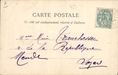 CPA Bateau La batterie d'honneur de la jetee de Cronstadt 