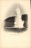 VINTAGE POSTCARD Boat Explosion of torpedo