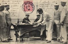 VINTAGE POSTCARD Bateau St Dominique the pay has edge