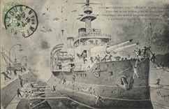 CPA Bateau Catastrophe du Iena