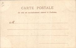 VINTAGE POSTCARD Bateau Exercise of a gun of 47mm has shooting fast