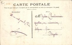 VINTAGE POSTCARD Boat Funeral of the victims of Iena survivors