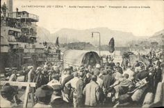 VINTAGE POSTCARD Bateau Catastrophe of Iena After the Transport explosion of the first wound