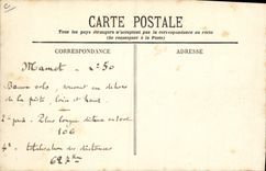 VINTAGE POSTCARD Plane Aviation Great week of Mamet aviation on Bleriot monoplane