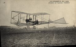 VINTAGE POSTCARD Plane Aviation Airplane of the Ferber captain