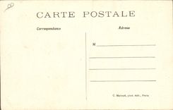 VINTAGE POSTCARD Plane Aviation Airplane of Mr. Herni Farman Seen from during the flight or it gained the Grand Prix of Deutsch aviation