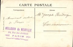 VINTAGE POSTCARD Avion Aviation pilot Farman Biplane by the captain Breaks