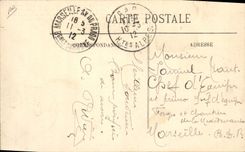 CPA Avion Aviation Daucourt sur monoplan Bleriot 