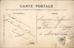 VINTAGE POSTCARD Avion Lefebvre Aviation on bipan Wright has Rheims August 25th, 1909