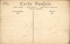 VINTAGE POSTCARD Plane Aviation Wilbur Wright Camp of Auvours