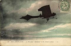 CPA Avion Aviation Le monoplan Antoinette de M Hubert Latham